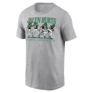 JH THROWING & RUNNING CLUB SHIRT Jalen Hurts, Super Bowl LIX Champions, Philadelphia Eagles