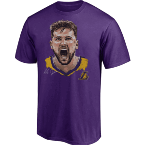 LOS ANGELES SCREAM SHIRT Luka Doncic, Los Angeles Lakers