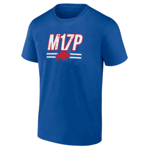 M17P SHIRT MVP 17, Josh Allen, First Ever NFL MVP Award, Buffalo Bills