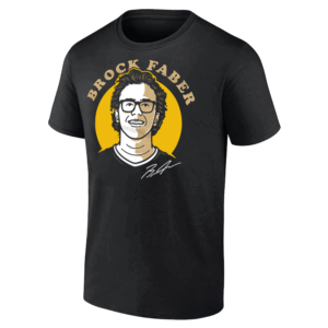 MINNESOTA COMIC GLASSES SHIRT Brock Faber, Minnesota Wild