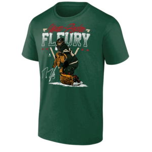 MINNESOTA HOCKEY CARICATURE SHIRT Marc Andre Fleury Minnesota Triangle Name, Minnesota Wild