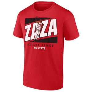 NC STATE BASKETBALL ZAZA SHIRT Aziaha James, NC State Wolfpack
