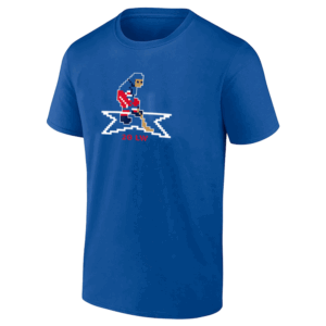 NEW YORK THROWBACK HOCKEY 8 BIT SHIRT Chris Kreider, New York Rangers
