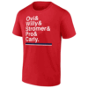 OVI & WILLY & STROMER & PRO & CARLY SHIRT Washington Hockey Ampersand, Washington Capitals