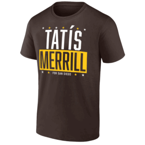 TATIS MERRILL FOR SAN DIEGO SHIRT Fernando Tatís Jr, Jackson Merrill, San Diego Padres