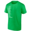 THE CHAMPS LIST SHIRT The Champs Roster, Super Bowl LIX Champions, Philadelphia Eagles
