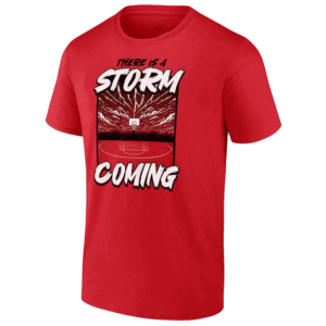 THERE IS A STORM COMING SHIRT St John's Red Storm