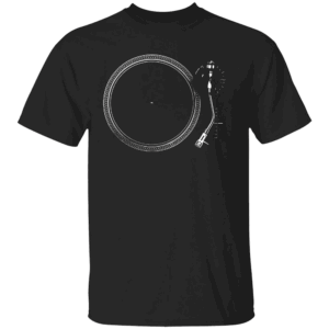 Turntable Retro Music Vintage Audio Vinyl Record Player LP T Shirt