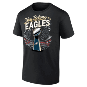 YOU BELONG WITH EAGLES Taylor Swift, Super Bowl LIX Champions, Philadelphia Eagles