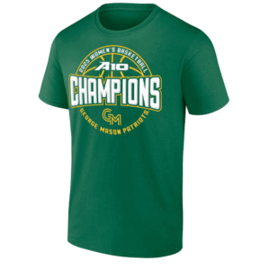 2025 A 10 Women's Basketball Conference Tournament Champions T Shirt George Mason Patriots