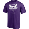 2025 Big 12 Women's Basketball Conference Tournament Champions Locker Room T Shirt TCU Horned Frogs