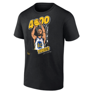 4000 THREES AND COUNTING SHIRT Stephen Curry, Golden State Warriors