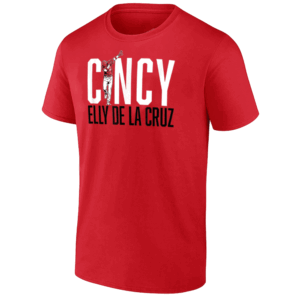 CINCY HOME RUN DAB SHIRT Elly De La Cruz, Cincinnati Reds