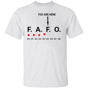 FAFO SHIRT Funny Fuck Around and Find Out, You Are Here Graph 2025, Finding