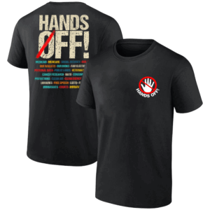 HANDS OFF! Protest Shirt – Vintage Political Activism Tee