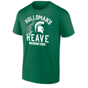 HOLLOMAN'S HEAVE SHIRT Tre Holloman, Michigan State Basketball, Michigan State Spartans