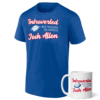 INTROVERTED BUT WILLING TO DEFEND JOSH ALLEN SHIRT & MUG Buffalo Bills
