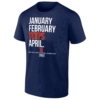 JANUARY FEBRUARY TERPS APRIL SHIRT 2025 NCAA Men's Basketball Championship, Maryland Terrapins