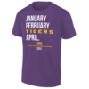 JANUARY FEBRUARY TIGERS APRIL SHIRT 2025 March Madness Month NCAA, LSU Tigers Basketball