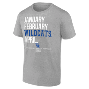 JANUARY FEBRUARY WILDCATS APRIL SHIRT 2025 NCAA Men's Basketball Championship, Kentucky Wildcats