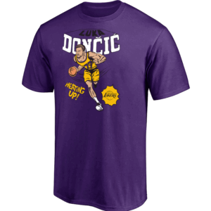 LAKERS COMIC BOOK SHIRT Luka Doncic, Los Angeles Lakers