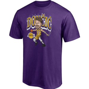 LK CARICATURE SHIRT Luka Doncic Cartoon, Los Angeles Lakers