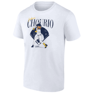 MIWAUKEE BASEBALL DINAMOND CARICATURE SHIRT Jackson Chourio, Milwaukee Brewers