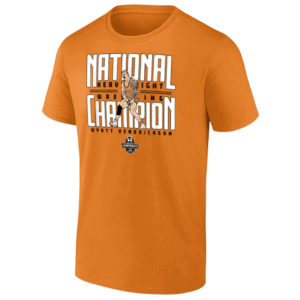 NATIONAL HEAVYWEIGHT WEIGHT CHAMPIONS SHIRT Wyatt Hendrickson, Oklahoma State Wrestling, Oklahoma State Cowboys