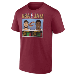 NBA Jam Cavs Jerome And Hunter Shirt Ty Jerome and De'Andre Hunter, Cleveland Cavaliers