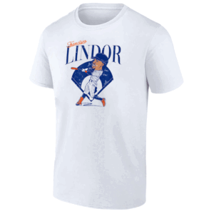 NEW YORK BASEBALL DINAMOND CARICATURE SHIRT Francisco Lindor, New York Mets