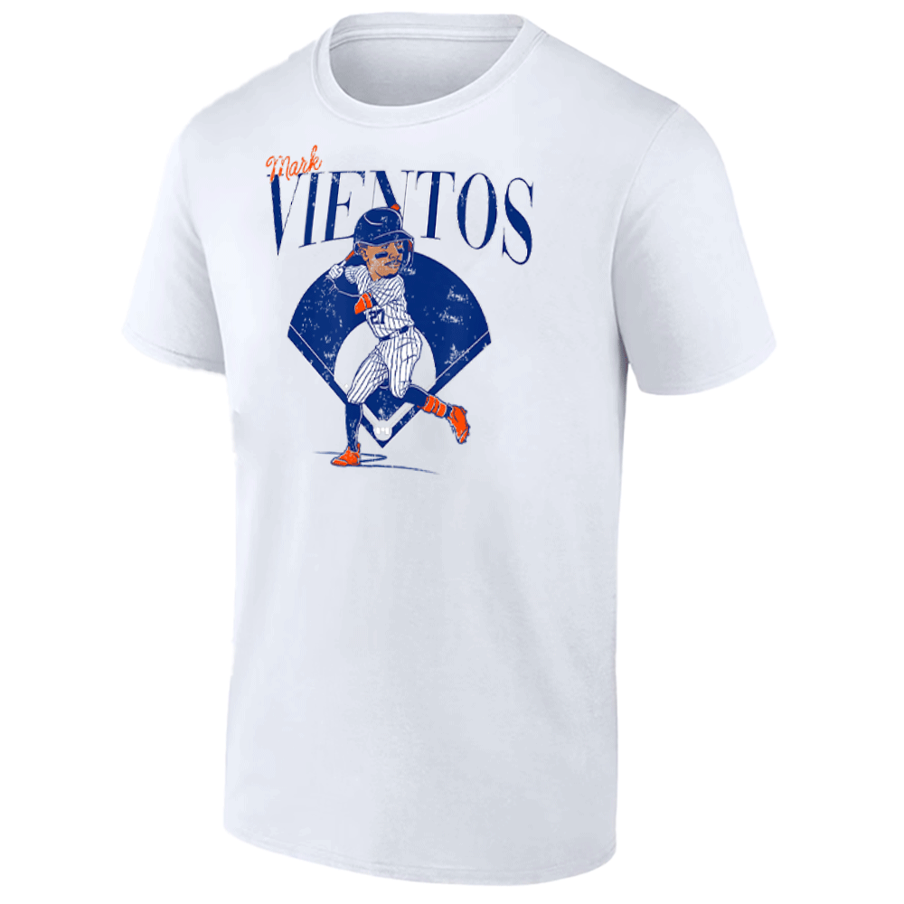 NEW YORK BASEBALL DINAMOND CARICATURE SHIRT Mark Vientos, New York Mets NEW YORK BASEBALL DINAMOND CARICATURE SHIRT Mark Vientos, New York Mets