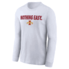 NOTHING EASY SHIRT 2025 On Court Bench Long Sleeve T Shirt, Iowa State Cyclones