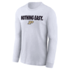 NOTHING EASY SHIRT 2025 On Court Bench Long Sleeve T Shirt, Purdue Boilermakers