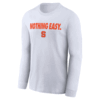 NOTHING EASY SHIRT 2025 On Court Bench Long Sleeve T Shirt, Syracuse Orange
