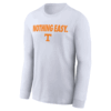 NOTHING EASY SHIRT 2025 On Court Bench Long Sleeve T Shirt, Tennessee Volunteers