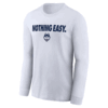 NOTHING EASY SHIRT 2025 On Court Bench Long Sleeve T Shirt, UConn Huskies