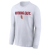 NOTHING EASY SHIRT 2025 On Court Bench Long Sleeve T Shirt, USC Trojans
