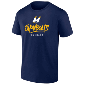 SHOWBOATS FOOTBALL SHIRT Stylized Text, Memphis Showboats