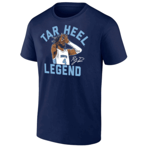 TAR HEEL LEGEND SHIRT UNC Basketball, R.J. Davis, North Carolina Tar Heels