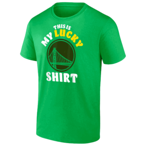 THIS IS MY LUCKY SHIRT St. Patrick's Day Lucky Shirt, NBA Golden State Warriors