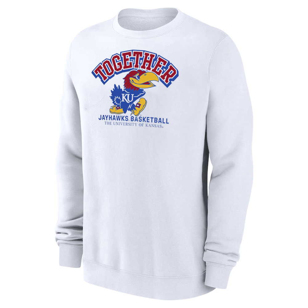 TOGETHER SHIRT Together On-Court Pregame, Kansas Jayhawks TOGETHER SHIRT Together On Court Pregame, Kansas Jayhawks