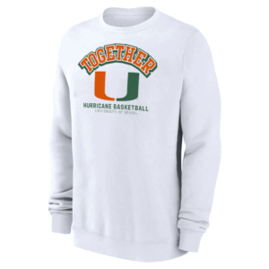 TOGETHER SHIRT Together On Court Pregame, Miami Hurricanes