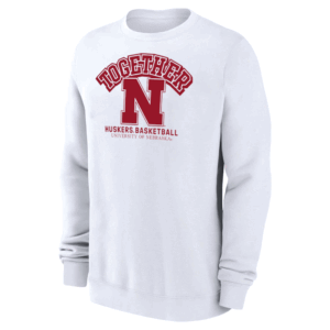 TOGETHER SHIRT Together On Court Pregame, Nebraska Huskers