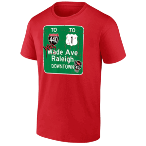 WILL WADE AVENUE HIGHWAY SIGN SHIRT 2025 NCAA Men's Basketball Championship, NC State Wolfpack
