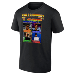 YEH I SUPPORT LGBT Shirt – F1 Pride with Lando Norris, George Russell, Valtteri Bottas & Tsunoda Yūki