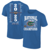 2025 National Champions Bracket Shirt 2025 NCAA Men's Basketball National Champions, Florida Gators
