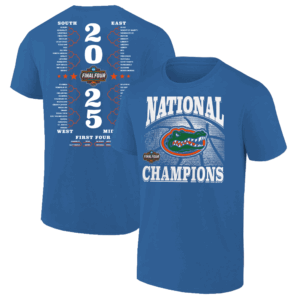 2025 National Champions Bracket Shirt 2025 NCAA Men's Basketball National Champions, Florida Gators