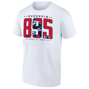 895 OVI SHIRT Alex Ovechkin 895 Goals Record Breaking Tribute Tee Washington Capitals