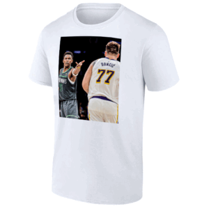Anthony Edwards Taunting Luka Doncic Spider Man Celebration Shirt Minnesota Timberwolves W