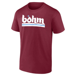 BOHM BOMB SHIRT Alec Bohm Philadelphia Phillies Home Run Fan Tee